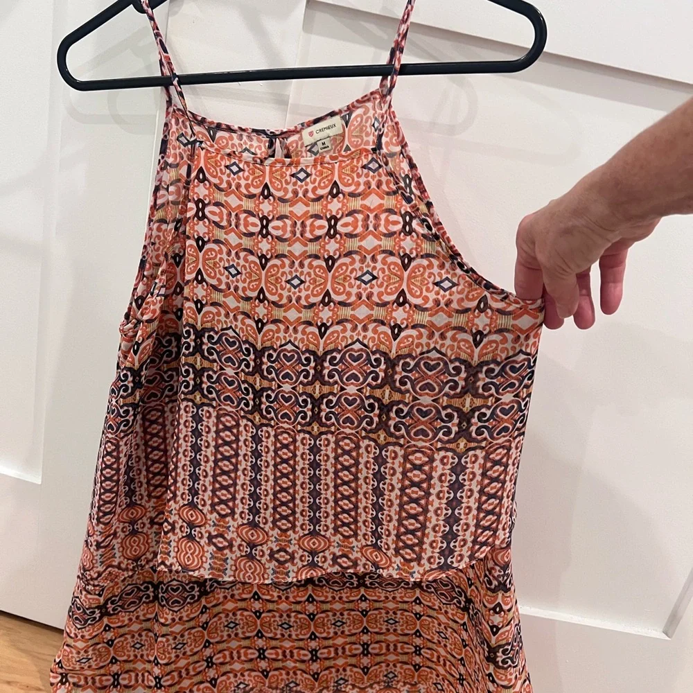 LDaniel Cremieux Orange Top - Picture 1 of 7